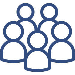 Cartoon group of people